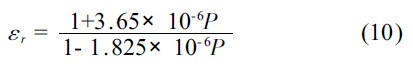 介電常數(shù)εr 的表達式
